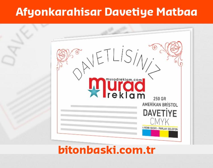 Afyonkarahisar Davetiye Matbaa