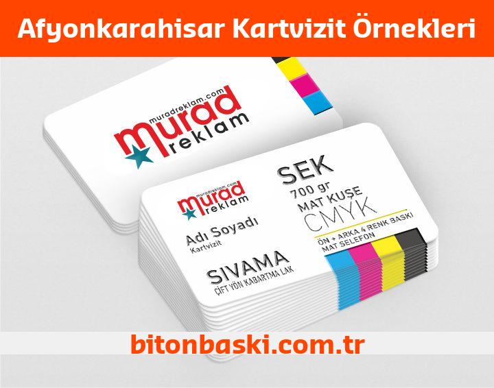 Afyonkarahisar Kartvizit Örnekleri