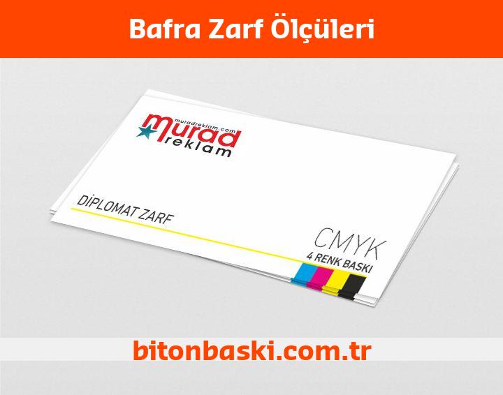 Bafra Zarf Ölçüleri