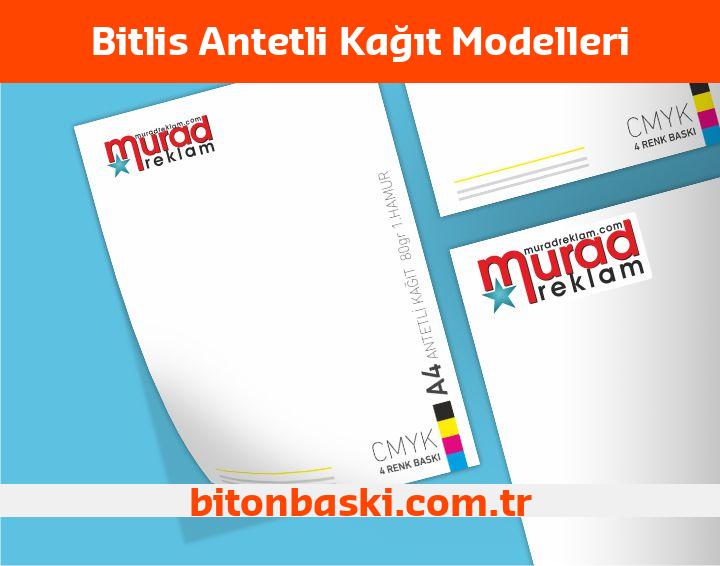 Bitlis Antetli Kağıt Modelleri