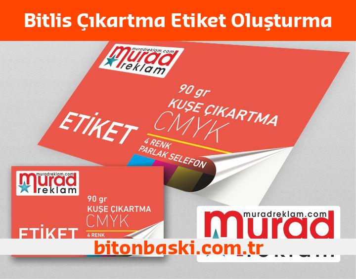 Bitlis Çıkartma Etiket Oluşturma