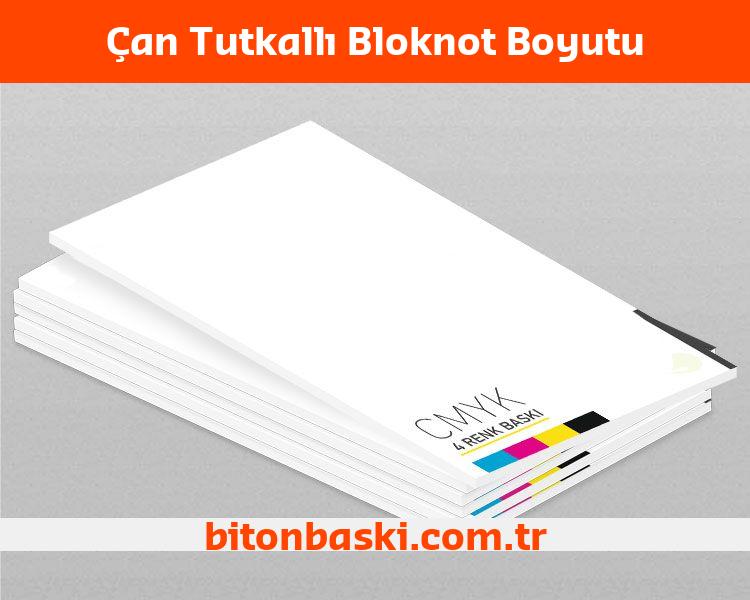 Çan Tutkallı Bloknot Boyutu