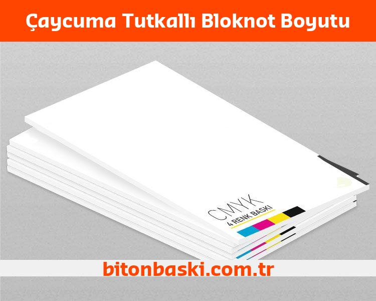 Çaycuma Tutkallı Bloknot Boyutu