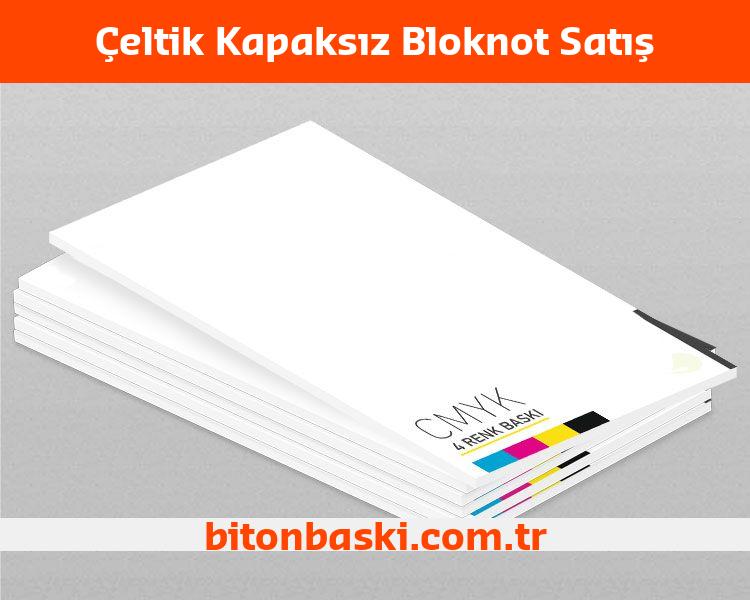 Çeltik Kapaksız Bloknot Satış