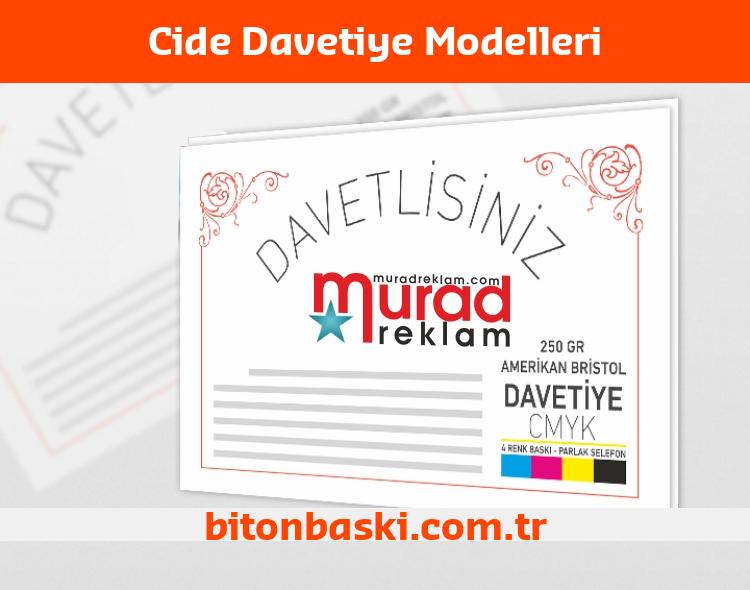 Cide Davetiye Modelleri