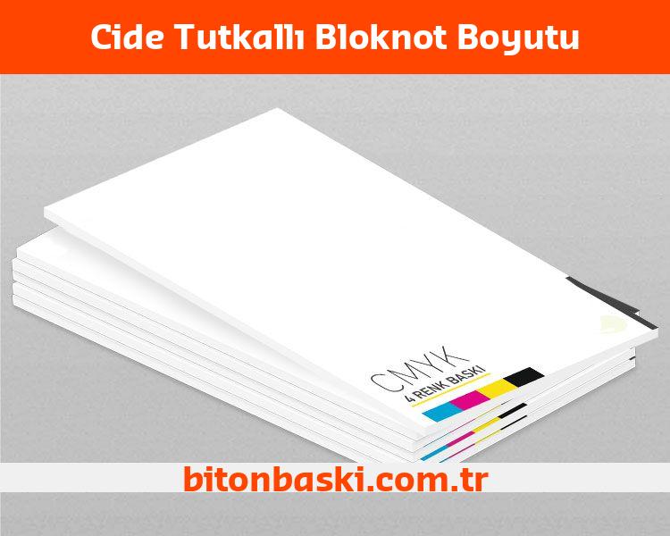 Cide Tutkallı Bloknot Boyutu