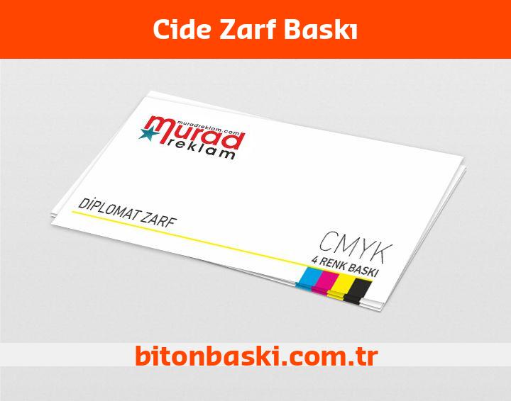 Cide Zarf Baskı