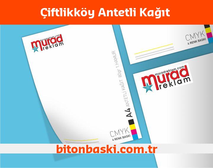 Çiftlikköy Antetli Kağıt 