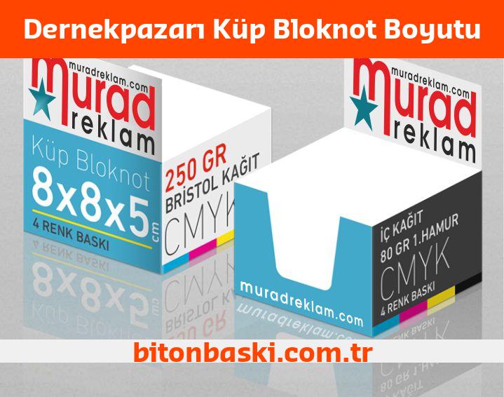 Dernekpazarı Küp Bloknot Boyutu