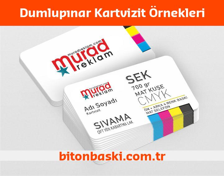 Dumlupınar Kartvizit Örnekleri