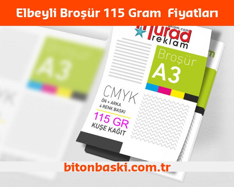 Elbeyli Broşür 115 Gram  Fiyatları