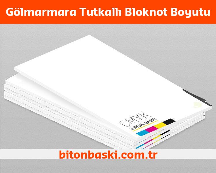 Gölmarmara Tutkallı Bloknot Boyutu