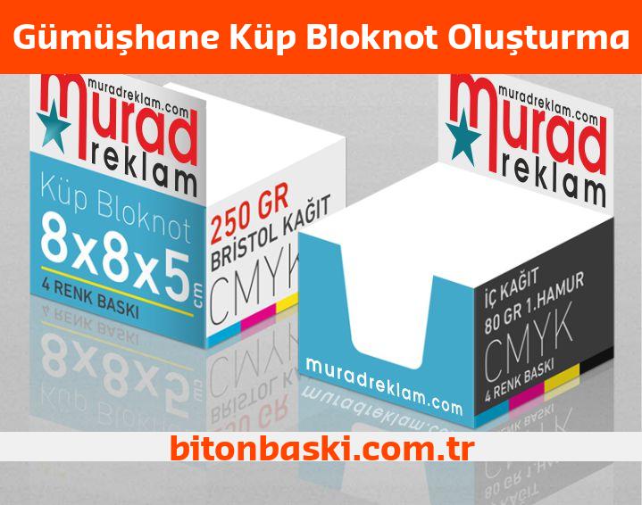 Gümüşhane Küp Bloknot Oluşturma