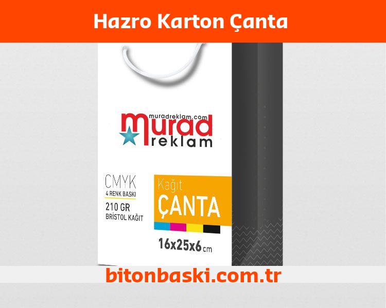 Hazro Karton Çanta 
