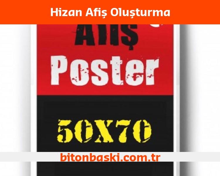 Hizan Afiş Oluşturma