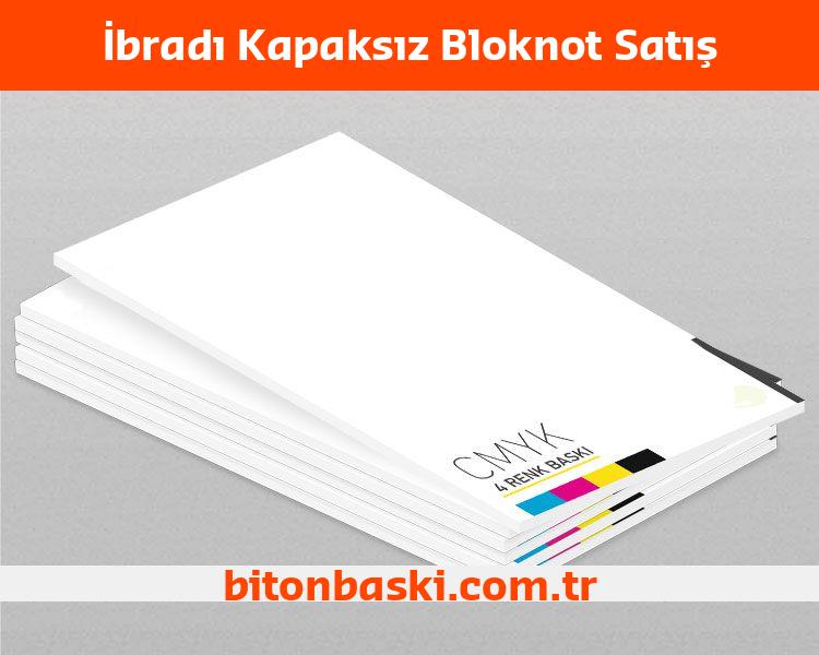 İbradı Kapaksız Bloknot Satış
