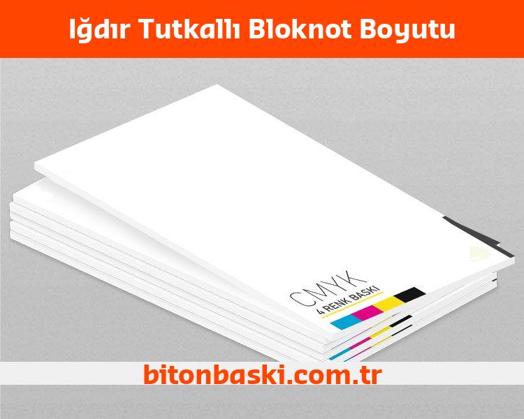 Iğdır Tutkallı Bloknot Boyutu