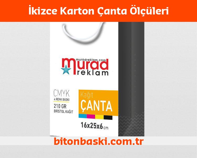 İkizce Karton Çanta Ölçüleri