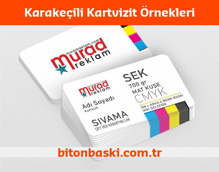 Karakeçili Kartvizit Örnekleri