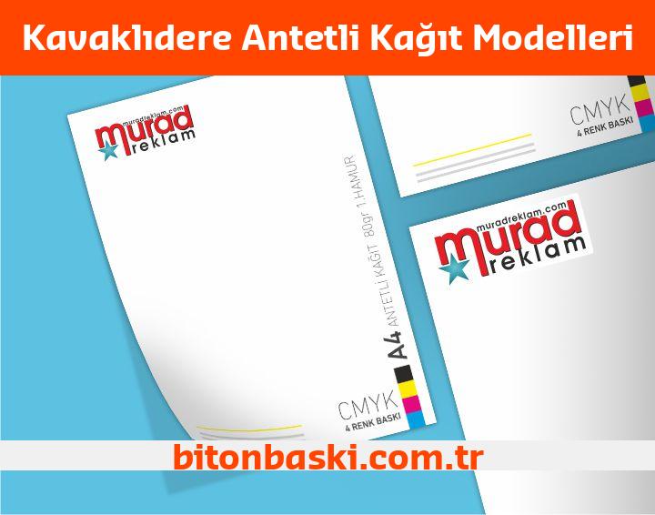 Kavaklıdere Antetli Kağıt Modelleri
