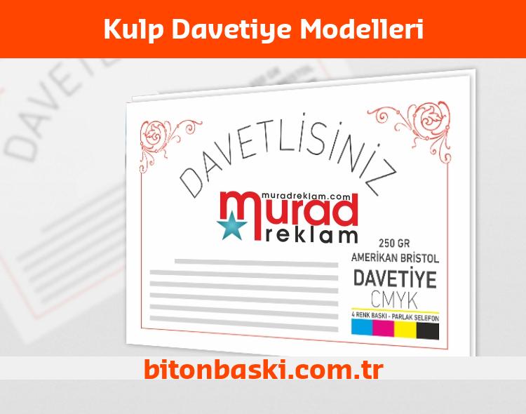 Kulp Davetiye Modelleri