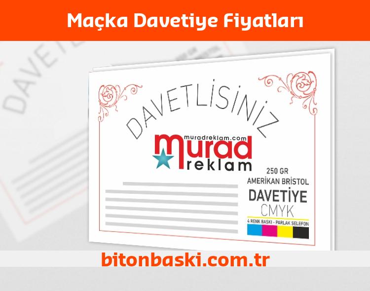 Maçka Davetiye Fiyatları