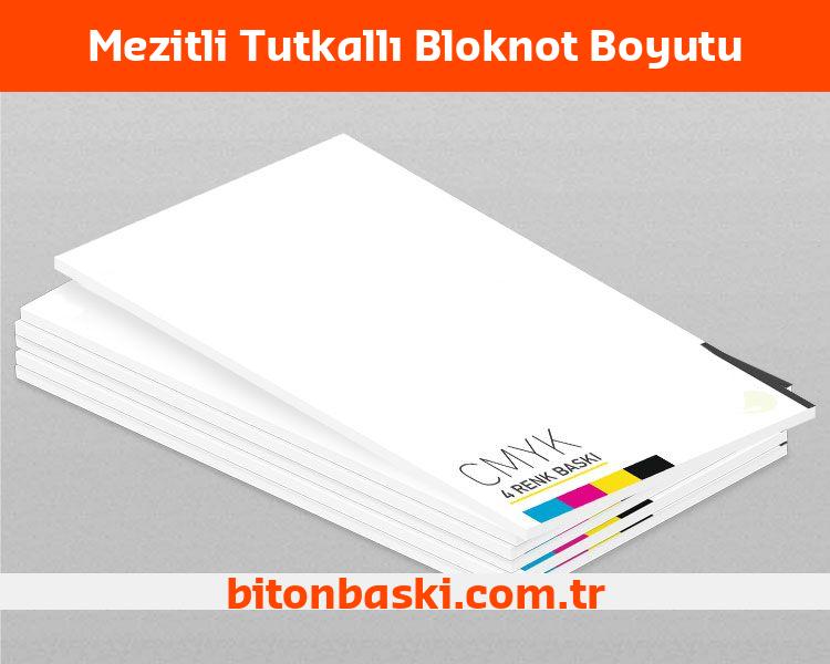 Mezitli Tutkallı Bloknot Boyutu