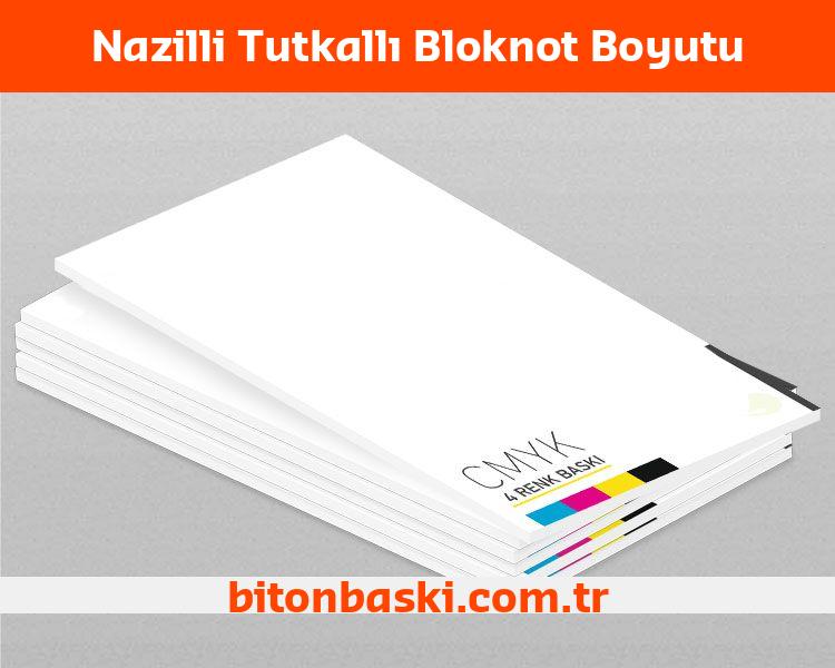 Nazilli Tutkallı Bloknot Boyutu