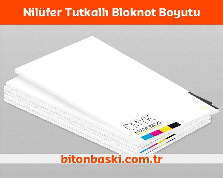 Nilüfer Tutkallı Bloknot Boyutu