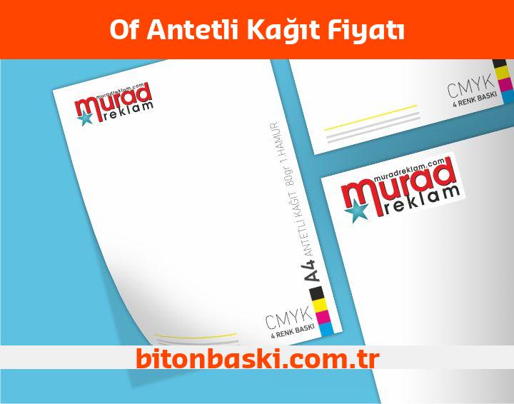 Of Antetli Kağıt Fiyatı