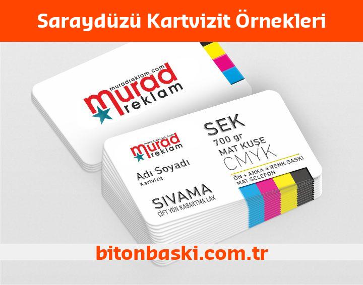 Saraydüzü Kartvizit Örnekleri