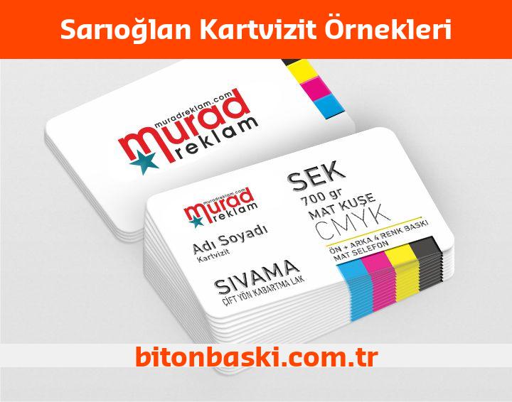 Sarıoğlan Kartvizit Örnekleri
