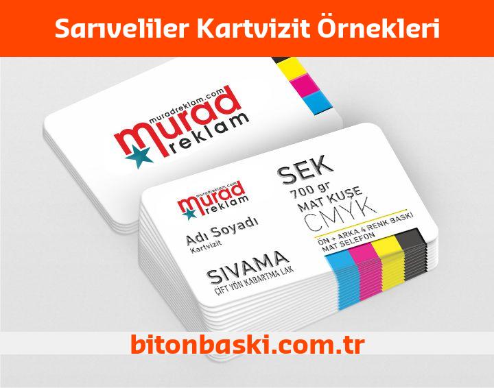 Sarıveliler Kartvizit Örnekleri