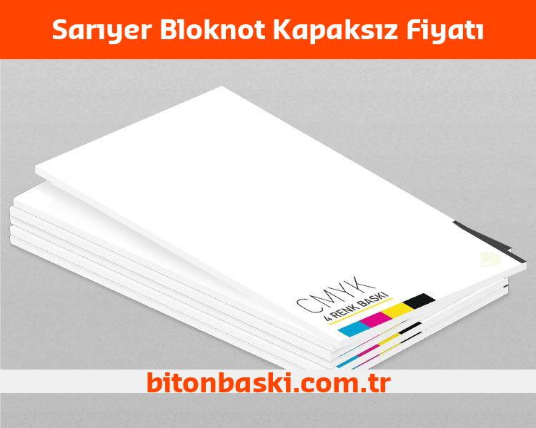 Sarıyer Bloknot Kapaksız Fiyatı