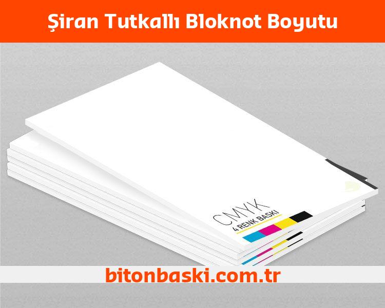 Şiran Tutkallı Bloknot Boyutu