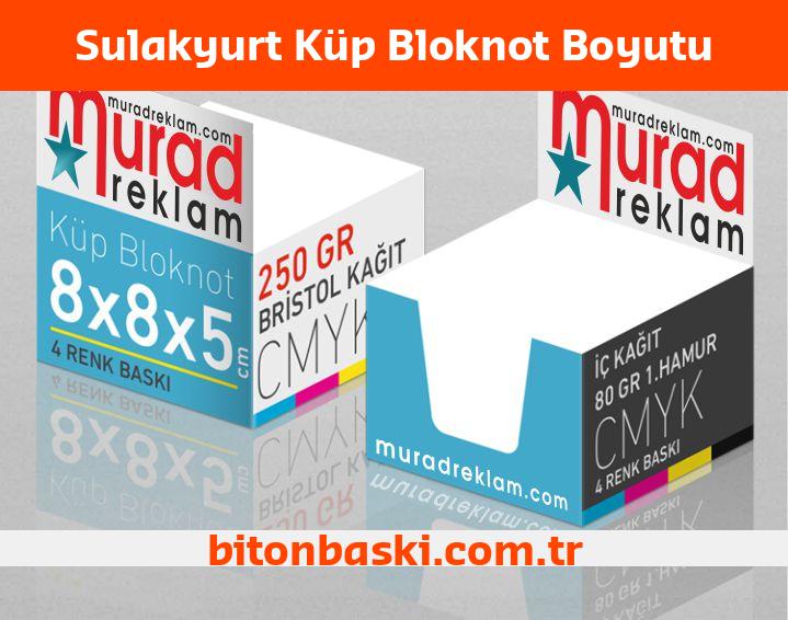 Sulakyurt Küp Bloknot Boyutu