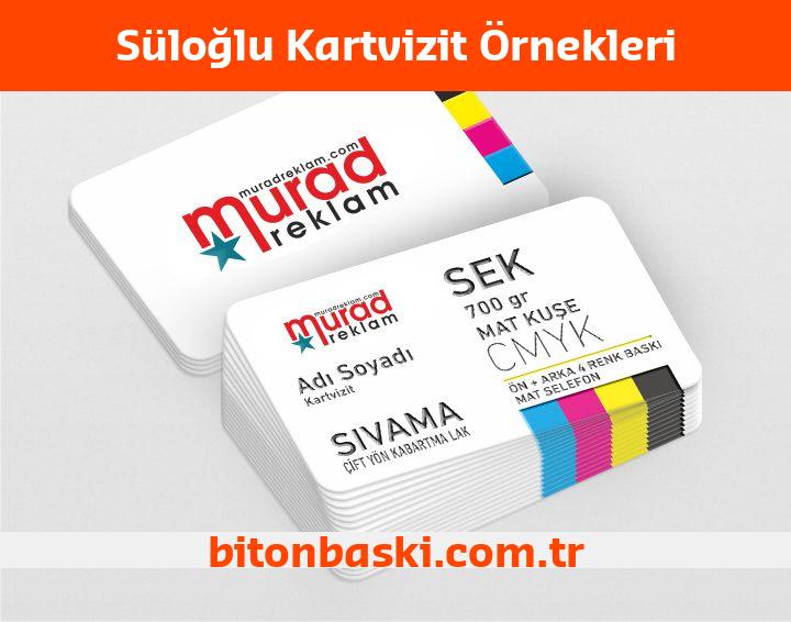 Süloğlu Kartvizit Örnekleri