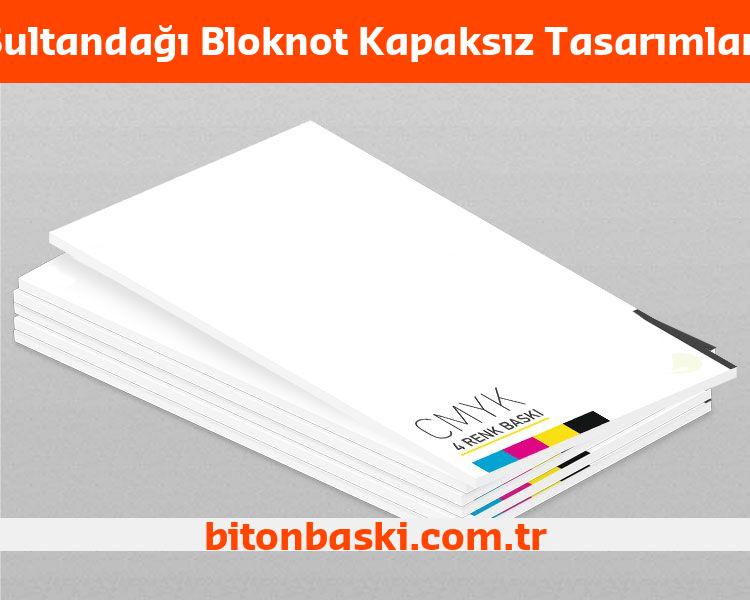 Sultandağı Bloknot Kapaksız Tasarımları
