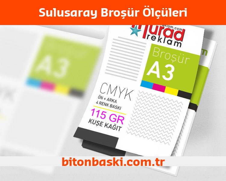 Sulusaray Broşür Ölçüleri