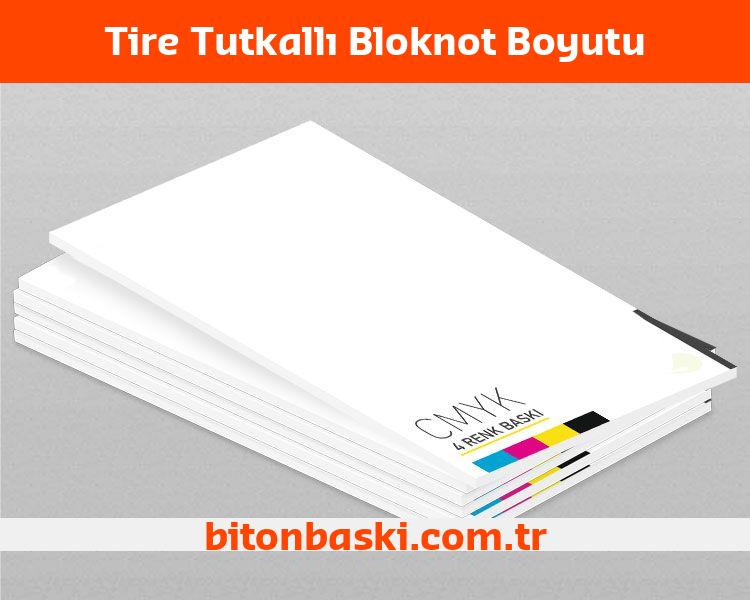 Tire Tutkallı Bloknot Boyutu
