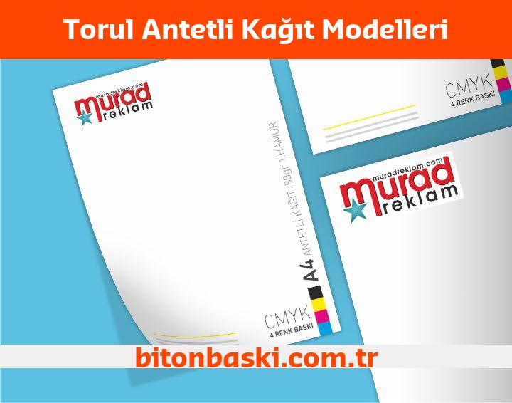 Torul Antetli Kağıt Modelleri
