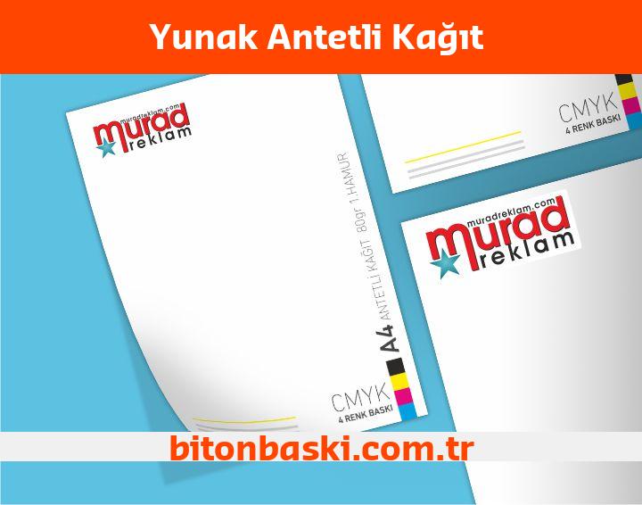Yunak Antetli Kağıt 