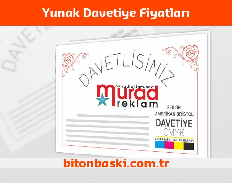Yunak Davetiye Fiyatları